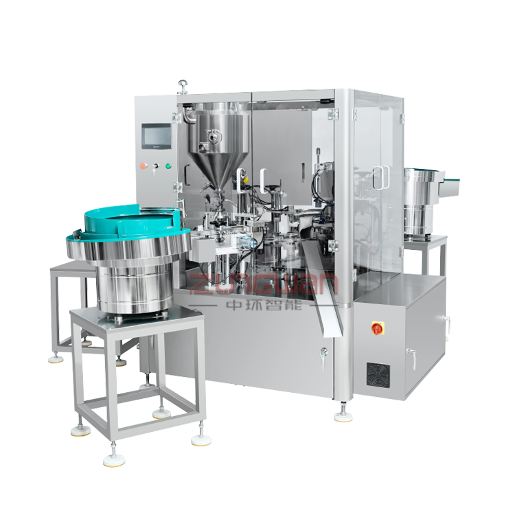 ZHJM-1647M全自動唇蜜唇彩唇釉灌裝上刷旋蓋機(jī)