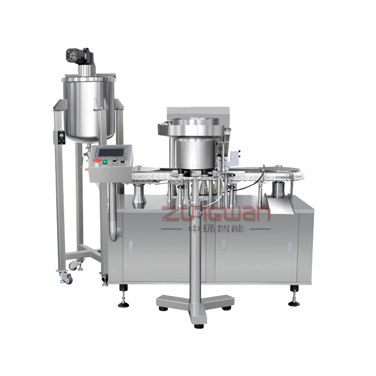 ZLS-300全自動旋轉(zhuǎn)式卡式瓶灌裝封蓋機(jī)