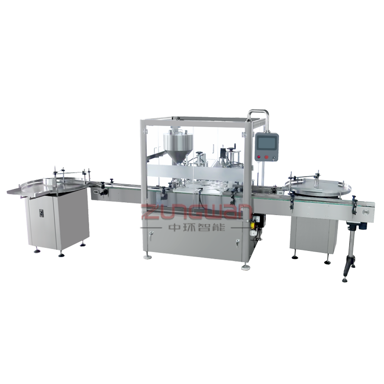 ZHFD-1612F全自動粉底液灌裝壓刷旋蓋機(jī)