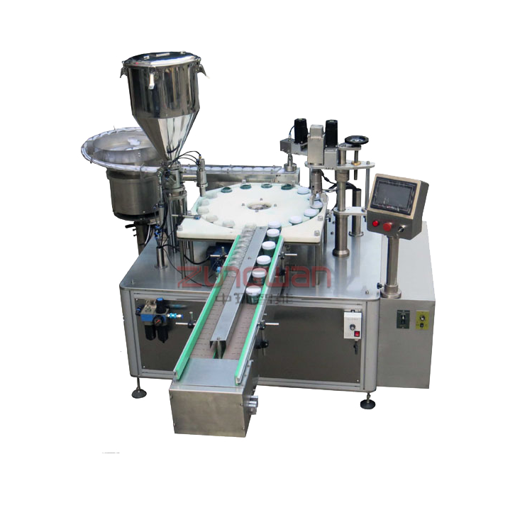ZHG-50YL全自動顏料灌裝旋蓋機