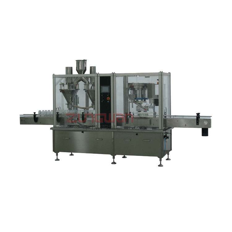 ZH-3B2全自動粉末（粉劑）直線式灌裝旋蓋機