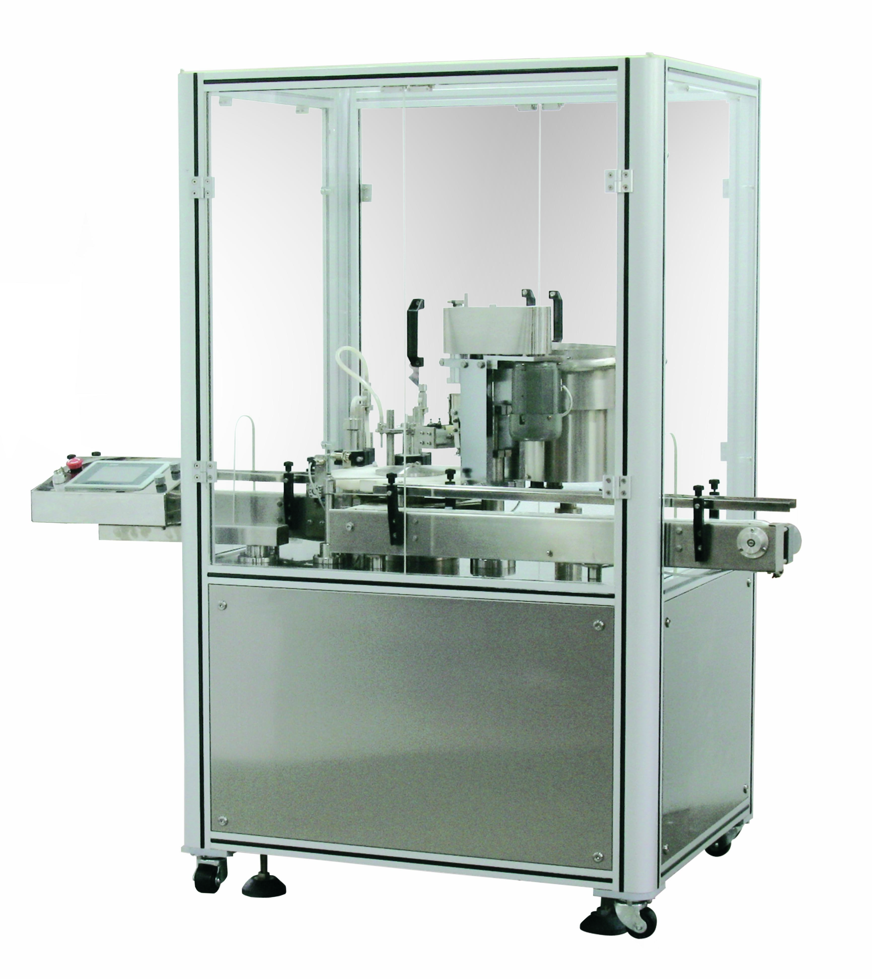 ZHY-SGW全自動(dòng)液體雙工位灌裝旋蓋機(jī)