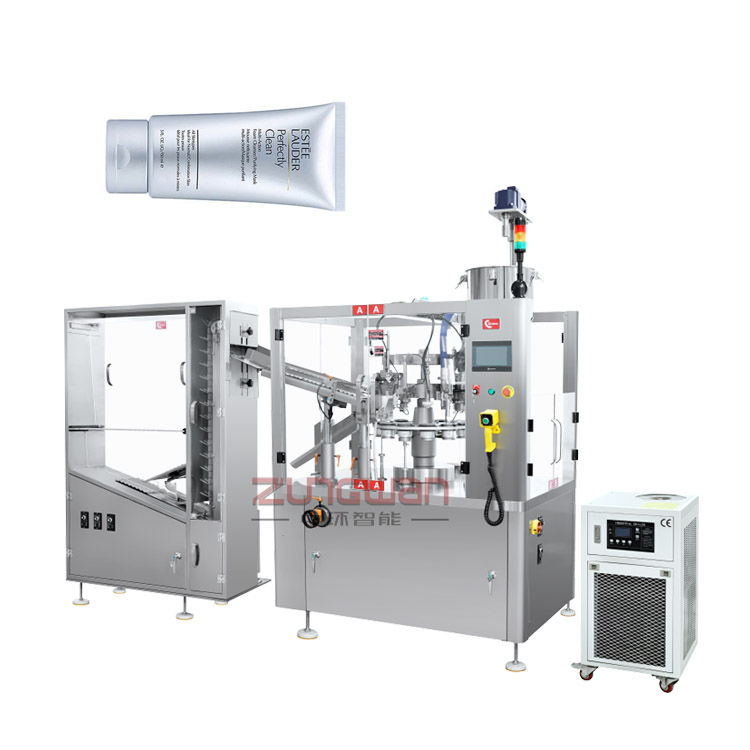 值得信賴(lài)潔面乳灌裝封尾機(jī)，廣東省醫(yī)藥用品乳膏軟管灌裝機(jī)
